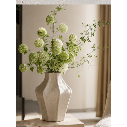 Handmade Sand Multi Faceted Ceramic Vase - scene