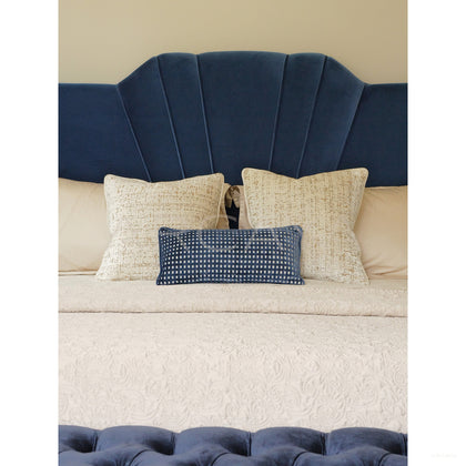 Royal Blue Bedroom Furniture Set - scene