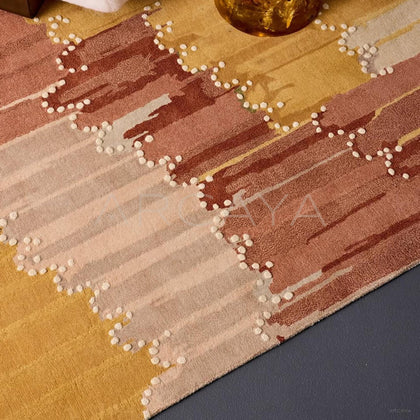 Nature Narrative Forest Shore Rug - scene