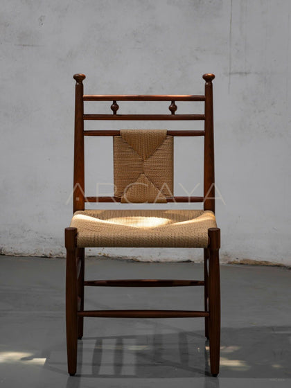 Natural Style Solid Wood Dining Chair - scene