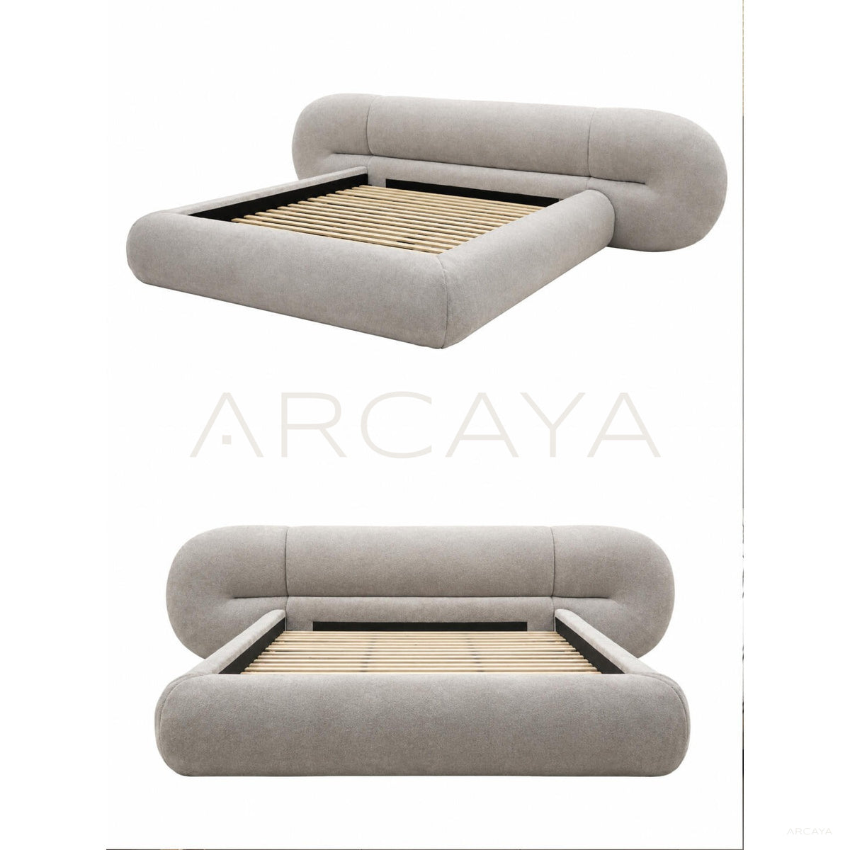 Rounded Bed in detail