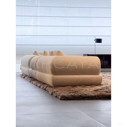 Super Moon Curved Sofa - scene
