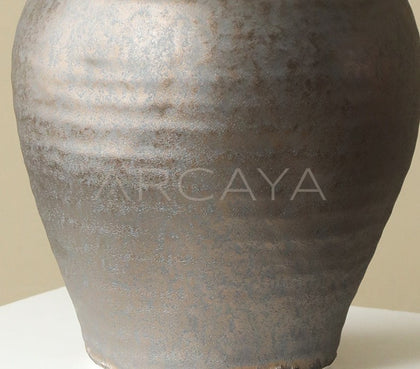 Artistic Wabi Sabi Mid Century Jar Vase - scene