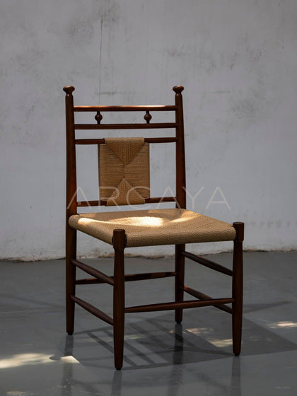 Natural Style Solid Wood Dining Chair - scene