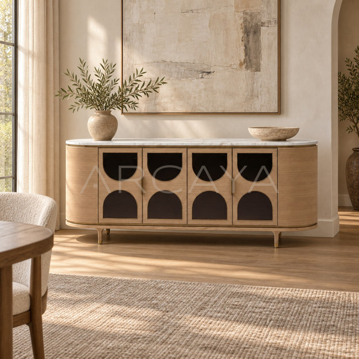 Soft Glow Sideboard in detail