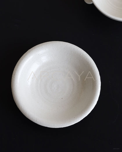 Amu Collab Rice Glaze Double Ear Ceramic Bowl - scene