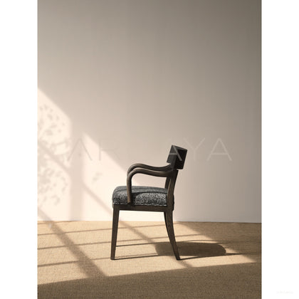 Oak Smoked Light Brushed Dining Chair - scene