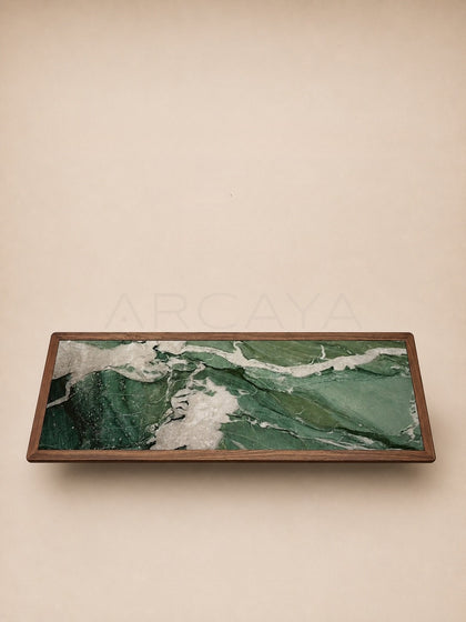 Daze Patek Jade Stone Tea Table - scene