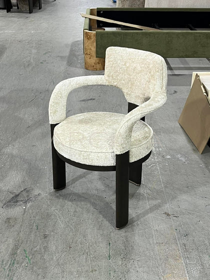 Minimalist Single Lounge Dining Chair - scene