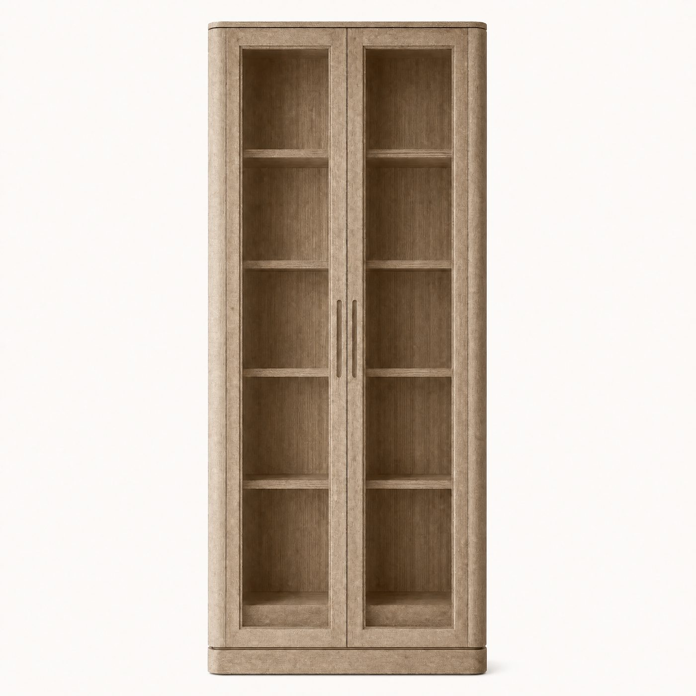 Emerson Oak Glass Door Cabinet