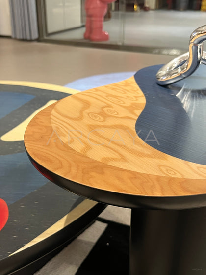 Abstract Art Coffee Table - detail