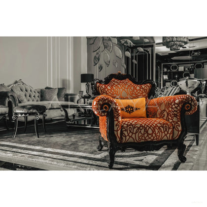 Amber Limited Edition Crystal Armchair - scene