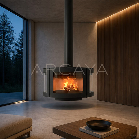 Kaius Hanging Fireplace - scene