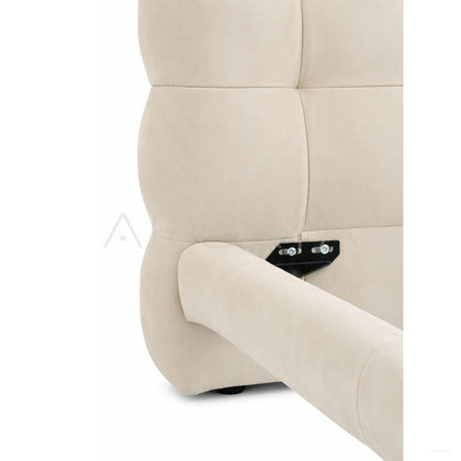 Frosted Fabric Bubble Bed - scene