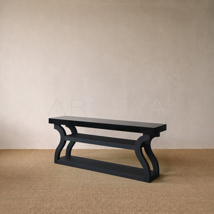 Old Money Oak Entryway Rack — Console - main
