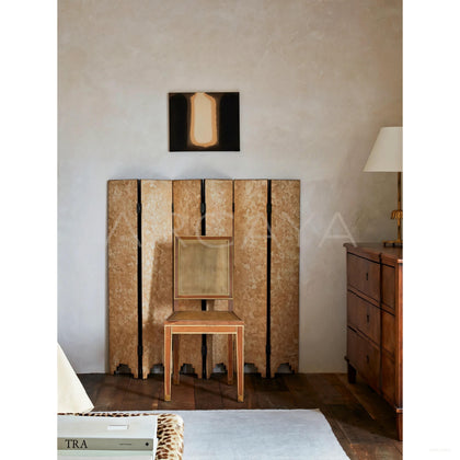 Eggshell Lacquer Folding Screen - scene