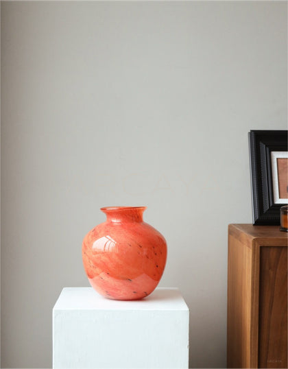Glass Hydroponic Art Vase - scene