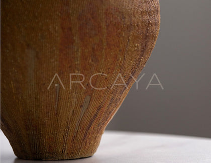 Dadan Hand Pinched Irregular Stoneware Vase - scene
