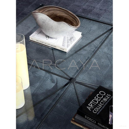 Jeaek Iron Ridge Side Table - scene