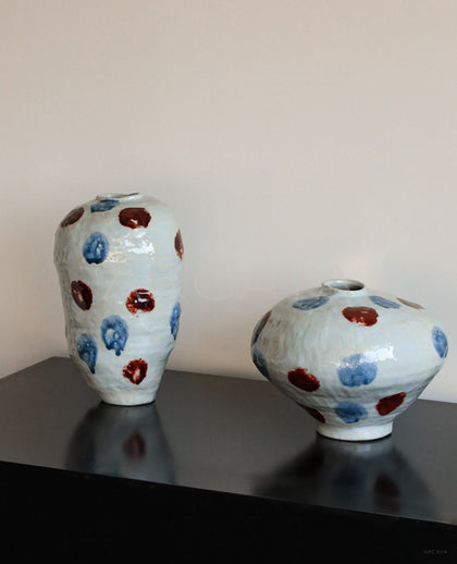 Vintage Jingdezhen Designer Art Vase - scene