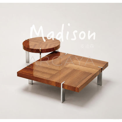 Madison Loft Metal Leg Coffee Table - scene