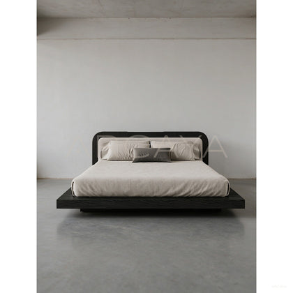 Iva Wabi Sabi Solid Wood Bed - scene