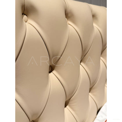 Bella Italian Leather Bed - scene