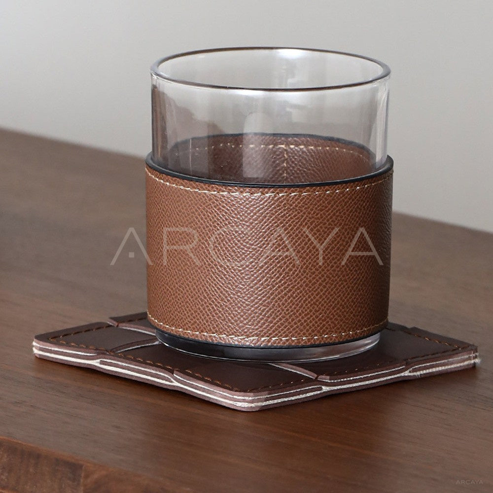 Handwoven Leather Placemat - main