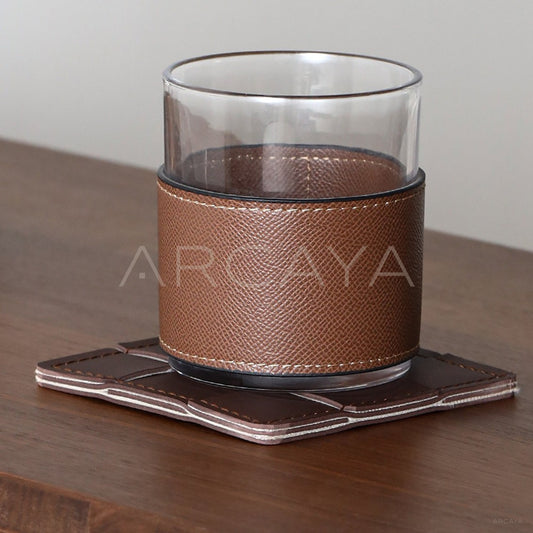 Handwoven Leather Placemat - main