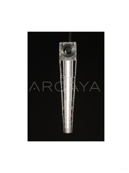 Linear Rectangular Crystal Column Pendant Light 80600 - scene