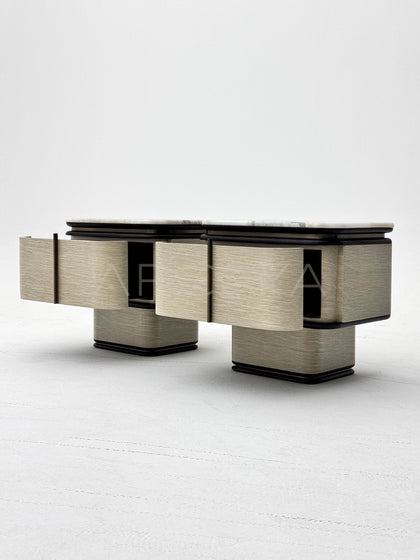 Custom Master Bedroom Nightstand - scene