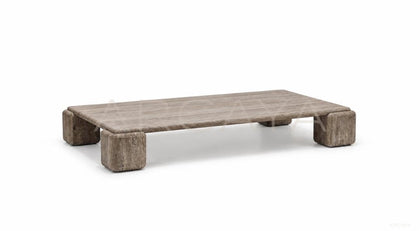 Machu Stone Inspired Coffee Table - scene