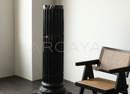 Mid Century Roman Column Pedestal - scene