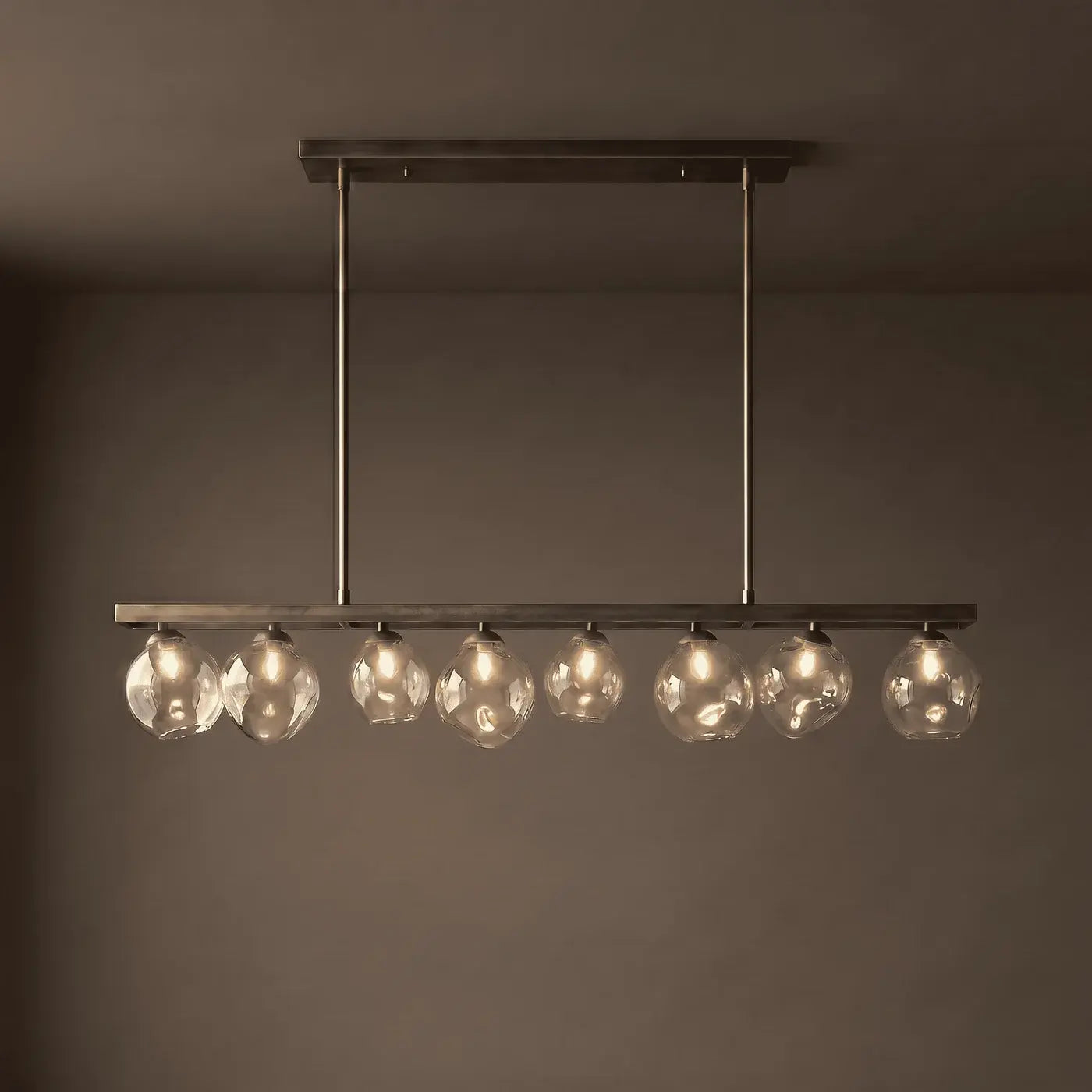 Antique Brass Dome Pendant Light
