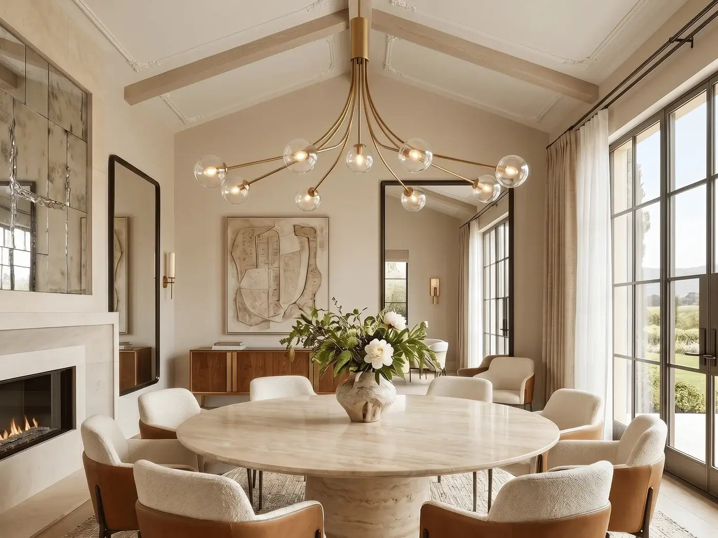 Ceiling Lighting in a modern room