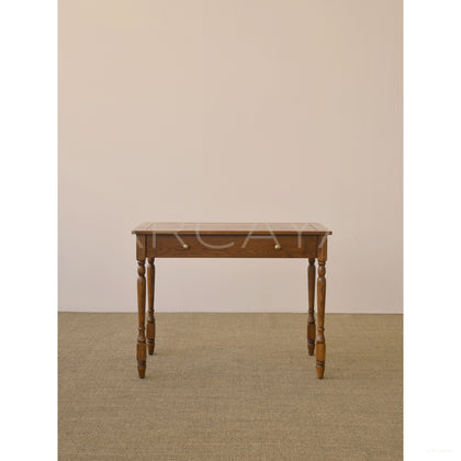 Mid Century Old Money Small Desk - scene