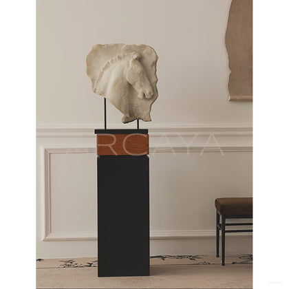 Greek Relief War Horse Fragment — Decorative Objects - scene