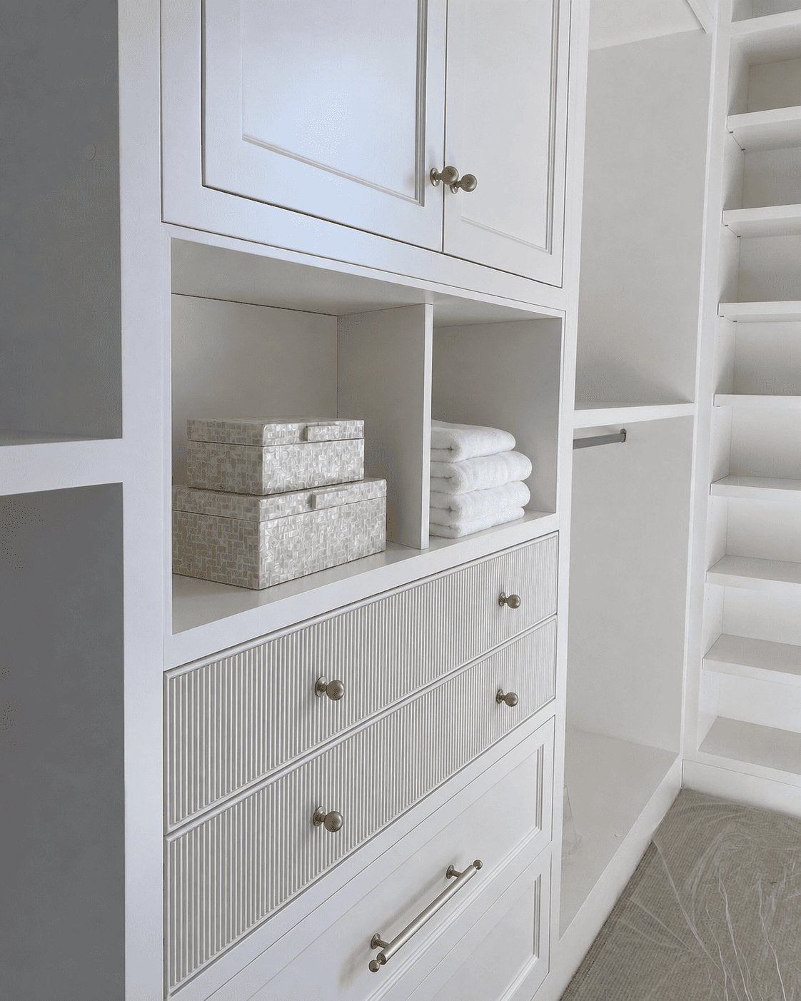 Coastal Collection fluted drawer detail