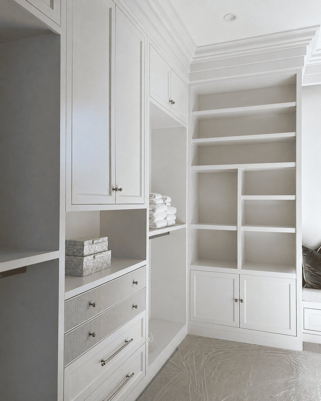 Coastal Collection open shelving wall