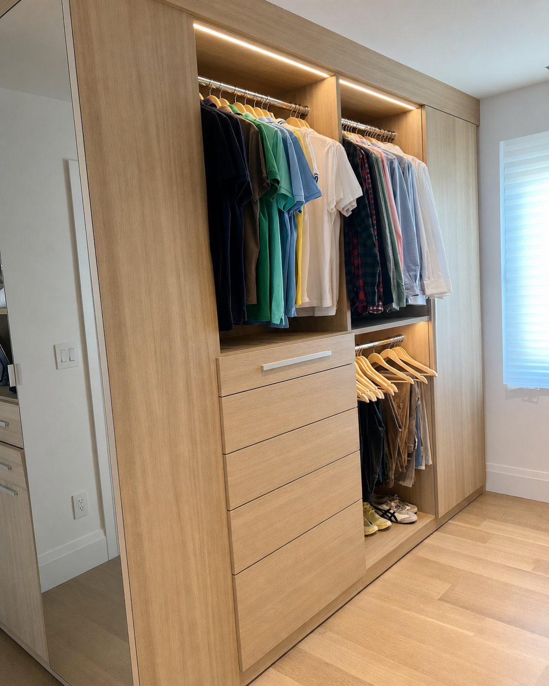 Custom closet installation 5