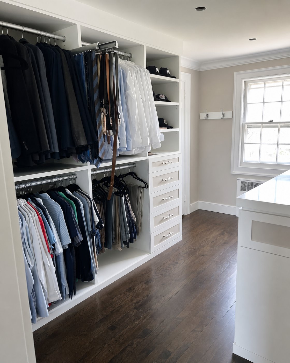 Custom closet installation 15