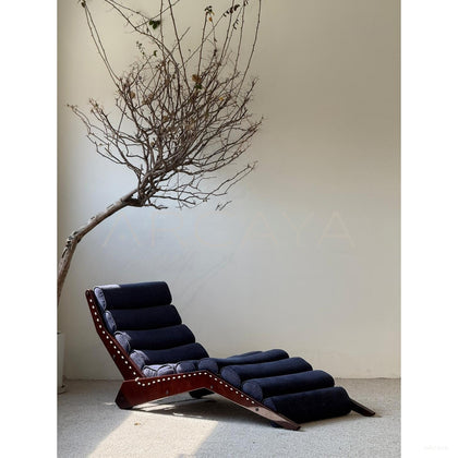 Mid Century Floor Chaise Lounge - scene