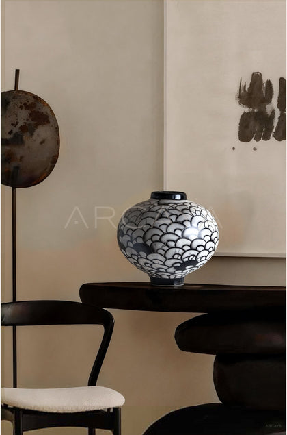Wabi Sabi Jingdezhen Handmade Ceramic Jar - scene