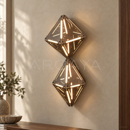 Prism Double Diamond Wall Light 95372 - main