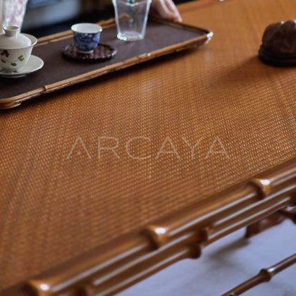 Large Tea Tray Long Tea Table - detail