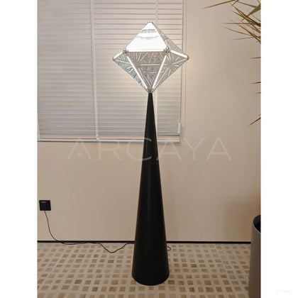 Prism Diamond Cone Base Floor Lamp 95372 - scene