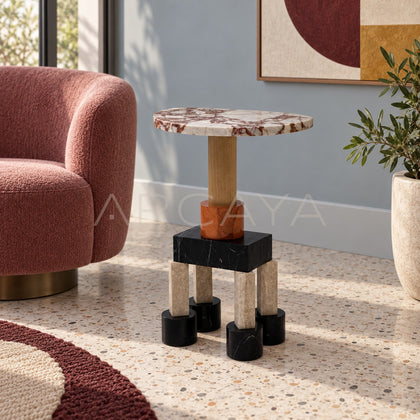 Playful Marble Side Table - main