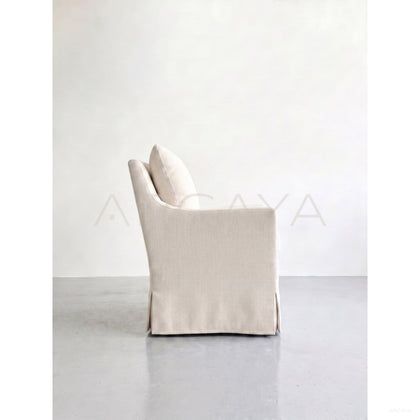 Cotton Linen Cloud Sofa - scene
