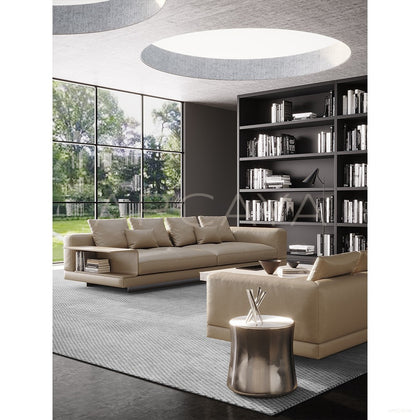 Connelly Full Leather Sofa - scene