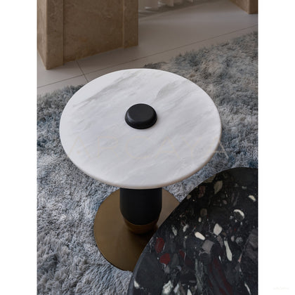 Moonlit Stars River Stone Coffee Table - scene